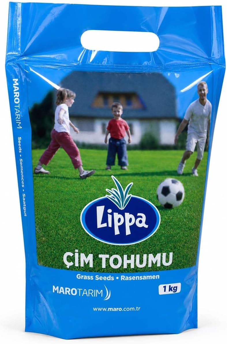 DSV Lippa Lisuna 6 Mix Çim Tohumu, Genel Kullanım ve Bakımı Zor Alanlar İçin 6 Bileşenli Karışım, 1 kg