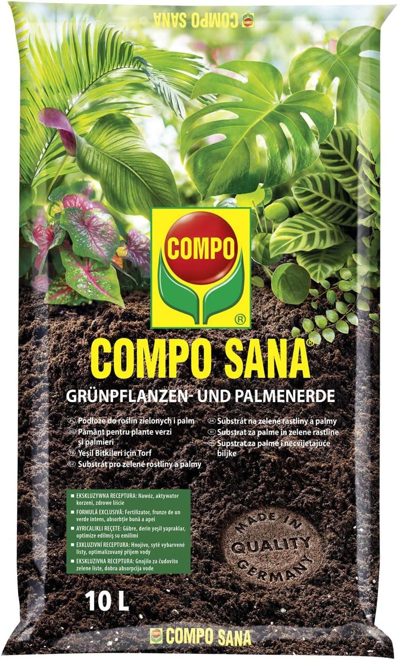 COMPO Sana 1431 Yeşil Bitkiler için Toprak, 10lt