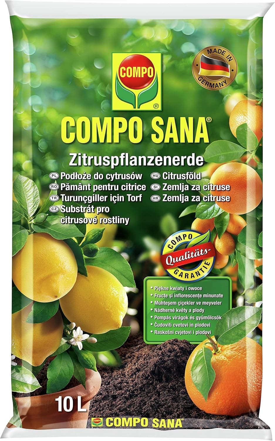 COMPO 1671 Sana Turunçgiller için Toprak, 10lt